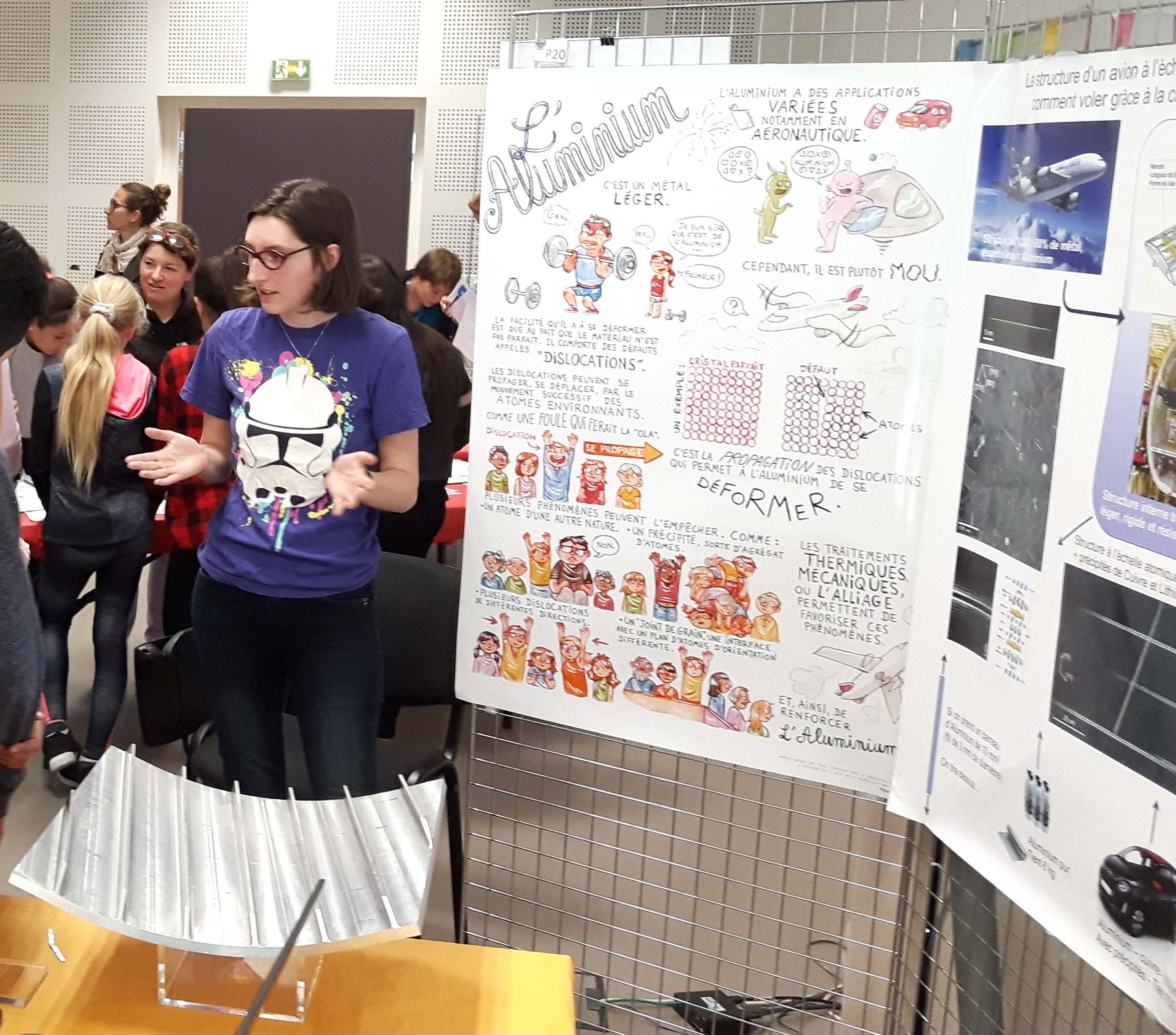 Stand Aile d'avion, fête de la science 2017