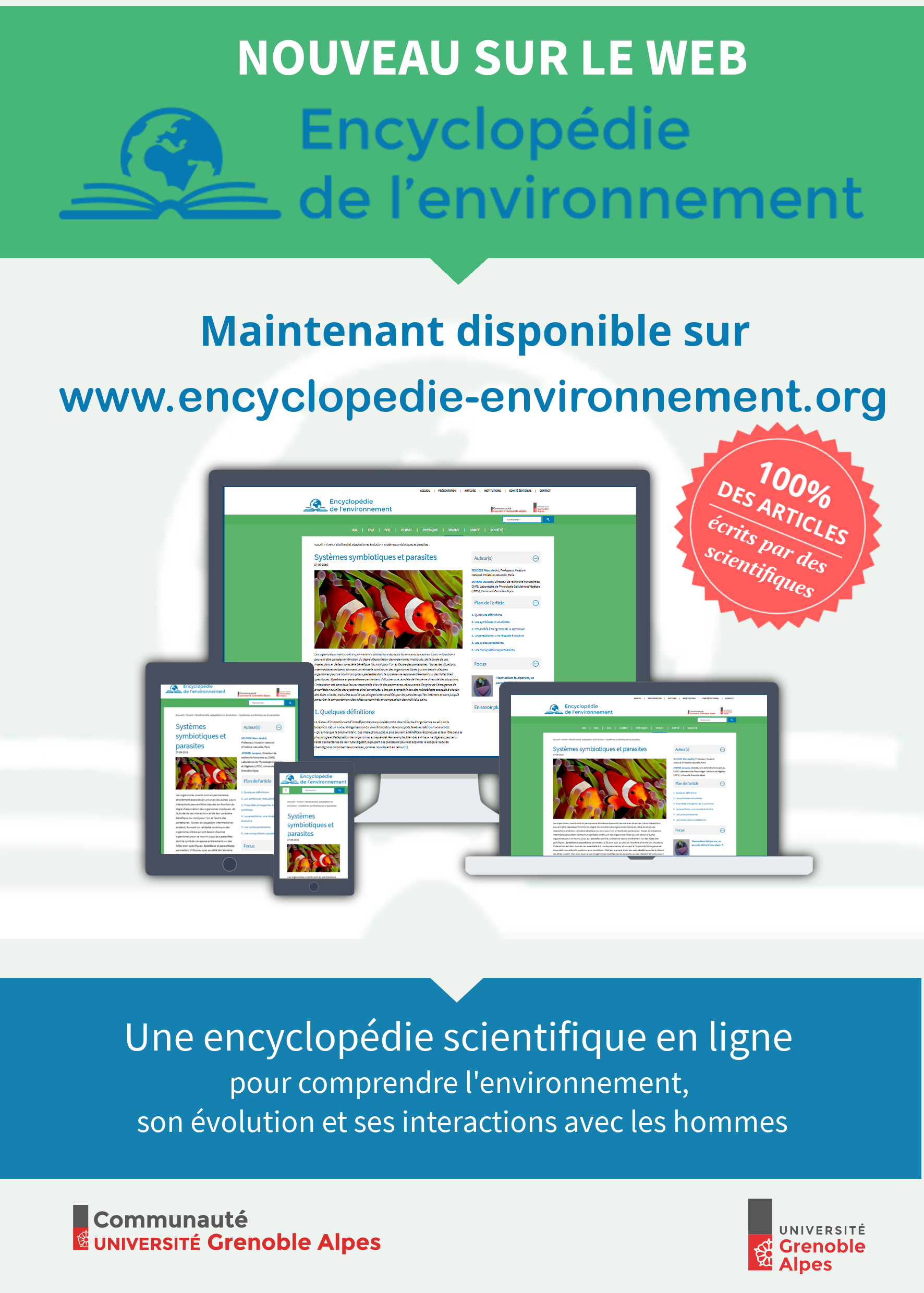 Encyclopédie de l'Environnement flyer
