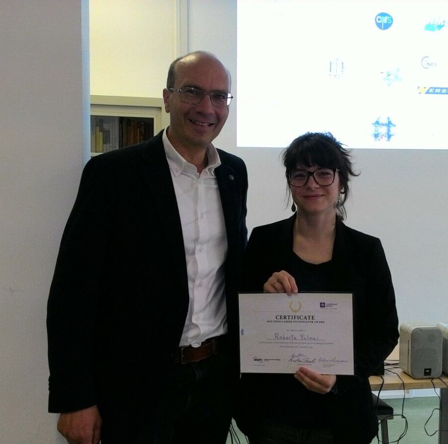 R. Poloni (SIMaP)_Mid-Term Career Investigator Award from Camerino Univ.